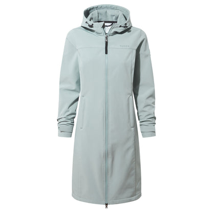 Marina Womens Long Water Resistant Softshell Jacket - Misty Grey