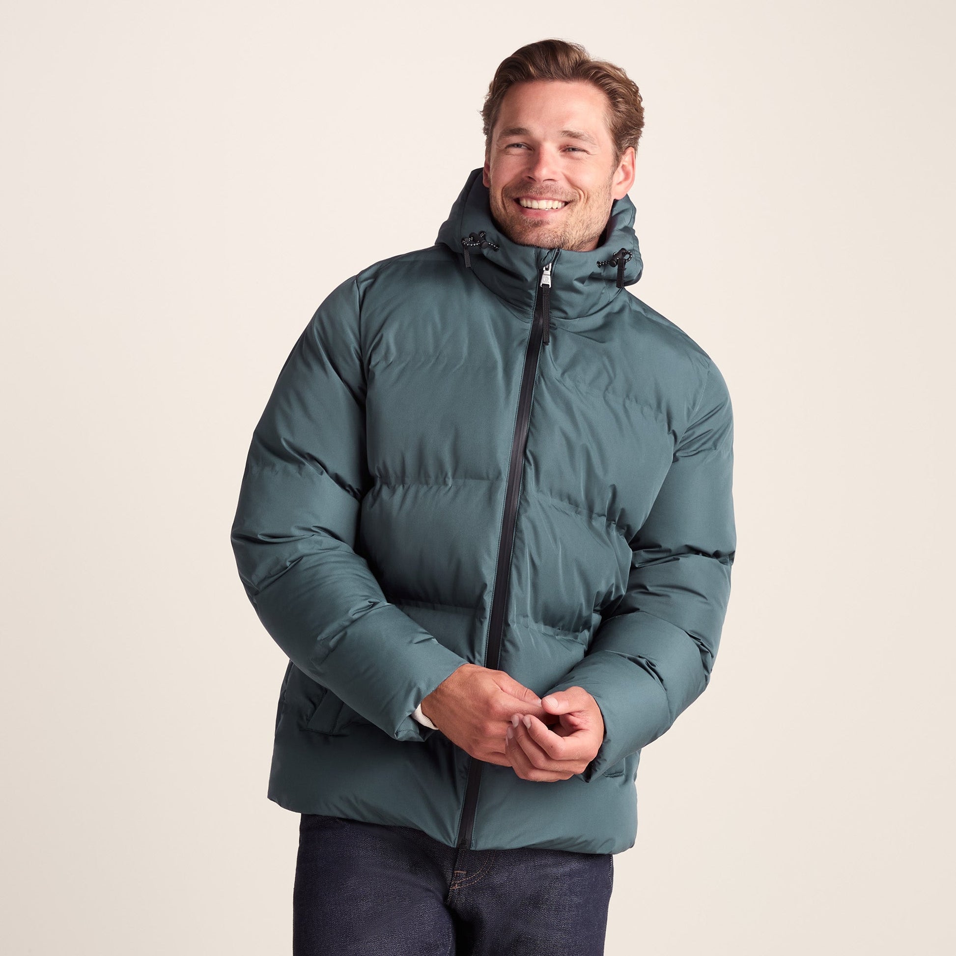 Menka Mens Shower Resistant Insulated Jacket - Graphite