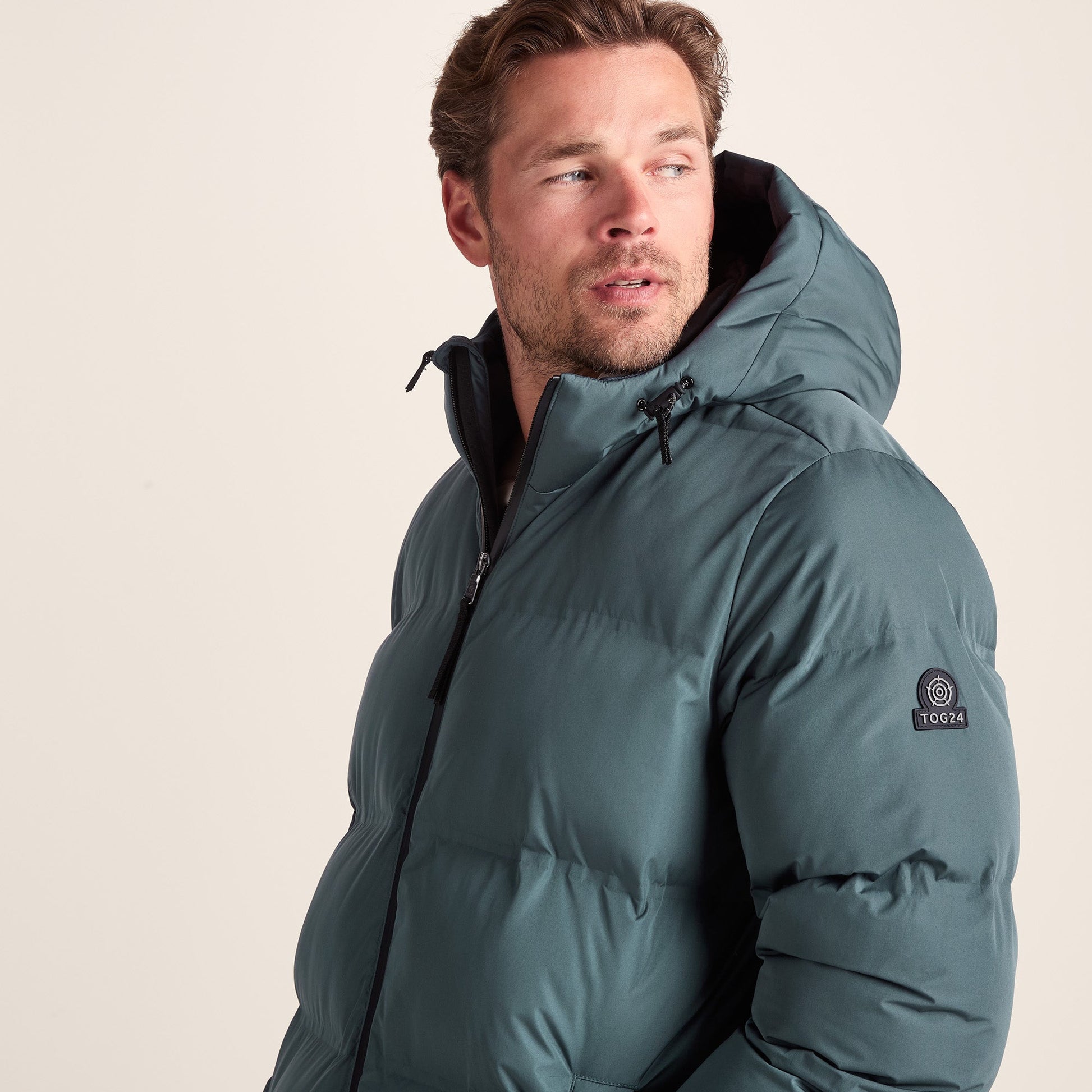Menka Mens Shower Resistant Insulated Jacket - Graphite