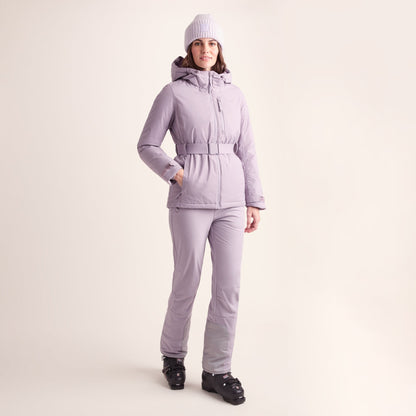 Meribel Womens Performance Waterproof Ski Jacket - Lavender Grey