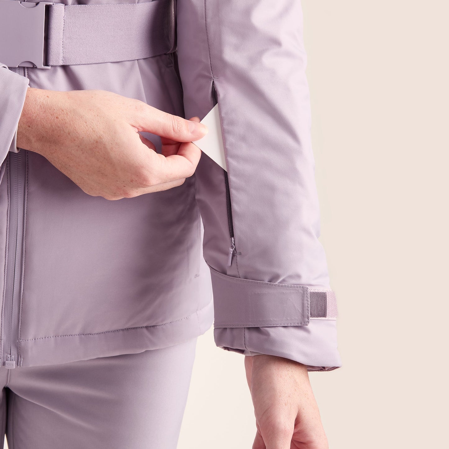 Meribel Womens Performance Waterproof Ski Jacket - Lavender Grey