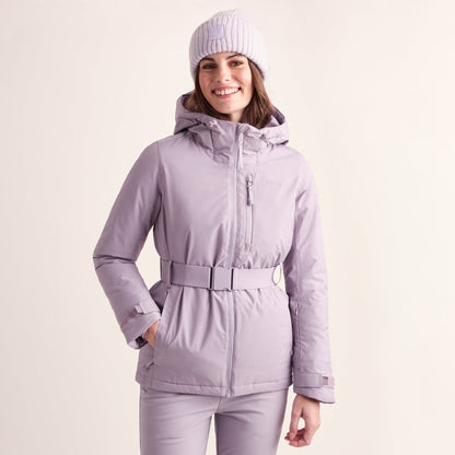 Meribel Womens Performance Waterproof Ski Jacket - Lavender Grey
