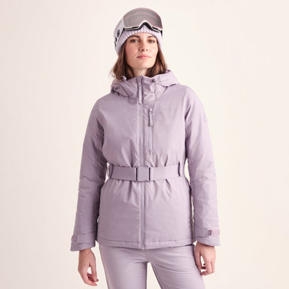 Meribel Womens Performance Waterproof Ski Jacket - Lavender Grey