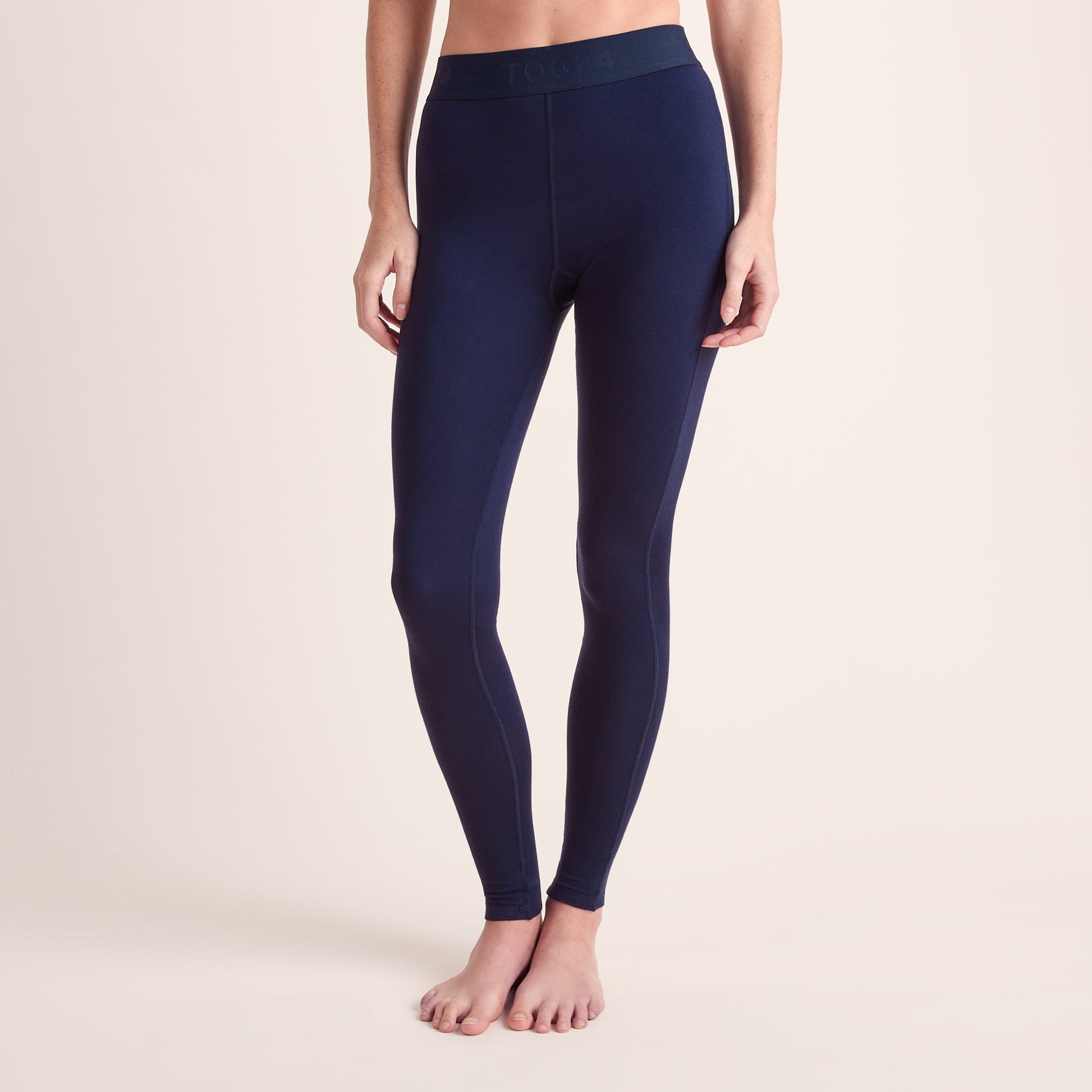 Meru Womens Cashmere Touch Base Layer Leggings - Oxford Blue