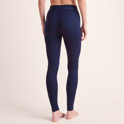 Meru Womens Cashmere Touch Base Layer Leggings - Oxford Blue