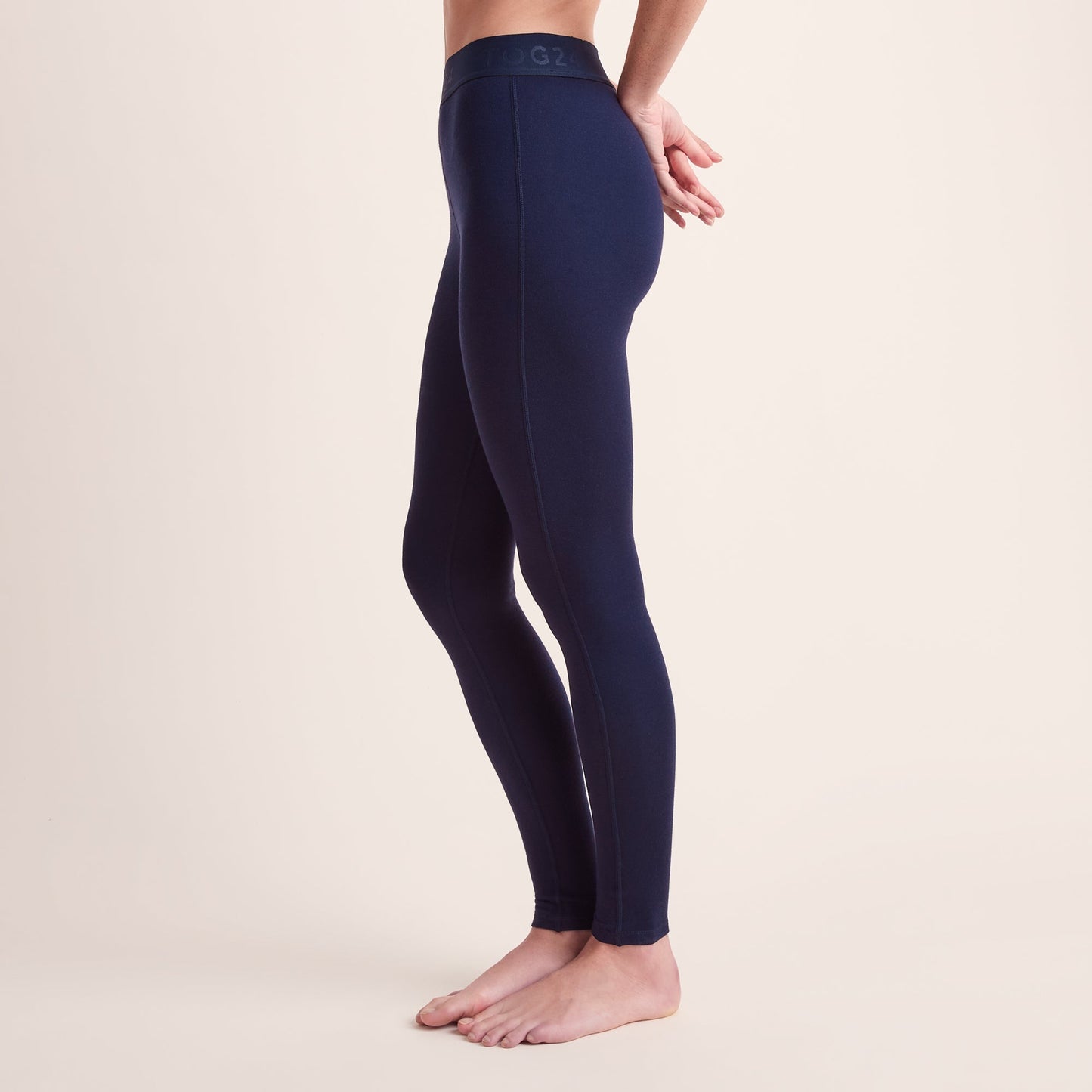 Meru Womens Cashmere Touch Base Layer Leggings - Oxford Blue