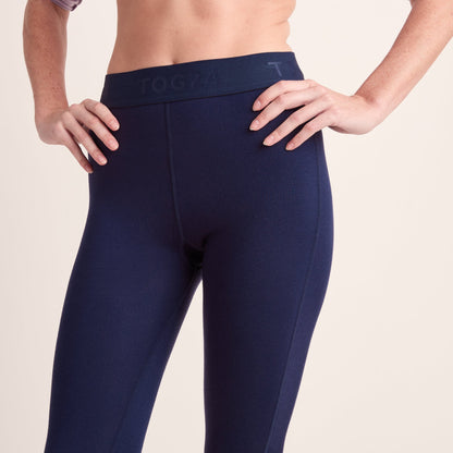 Meru Womens Cashmere Touch Base Layer Leggings - Oxford Blue