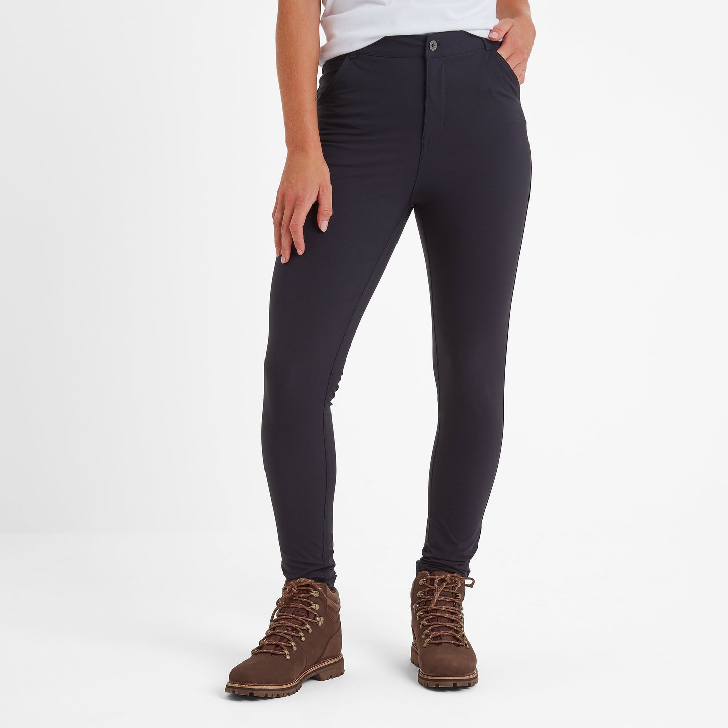Milton Womens Water Resistant Slim Trouser Short - Black