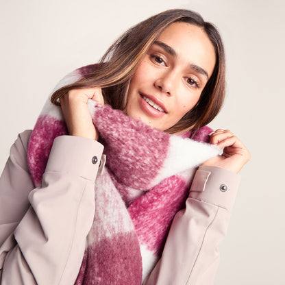 Miyara Woven Scarf - Washed Burgundy