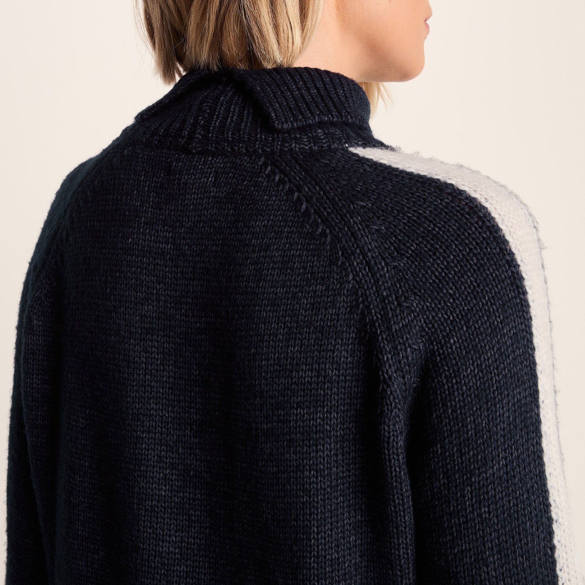 Moira Womens Knitted Jumper - Oxford Blue
