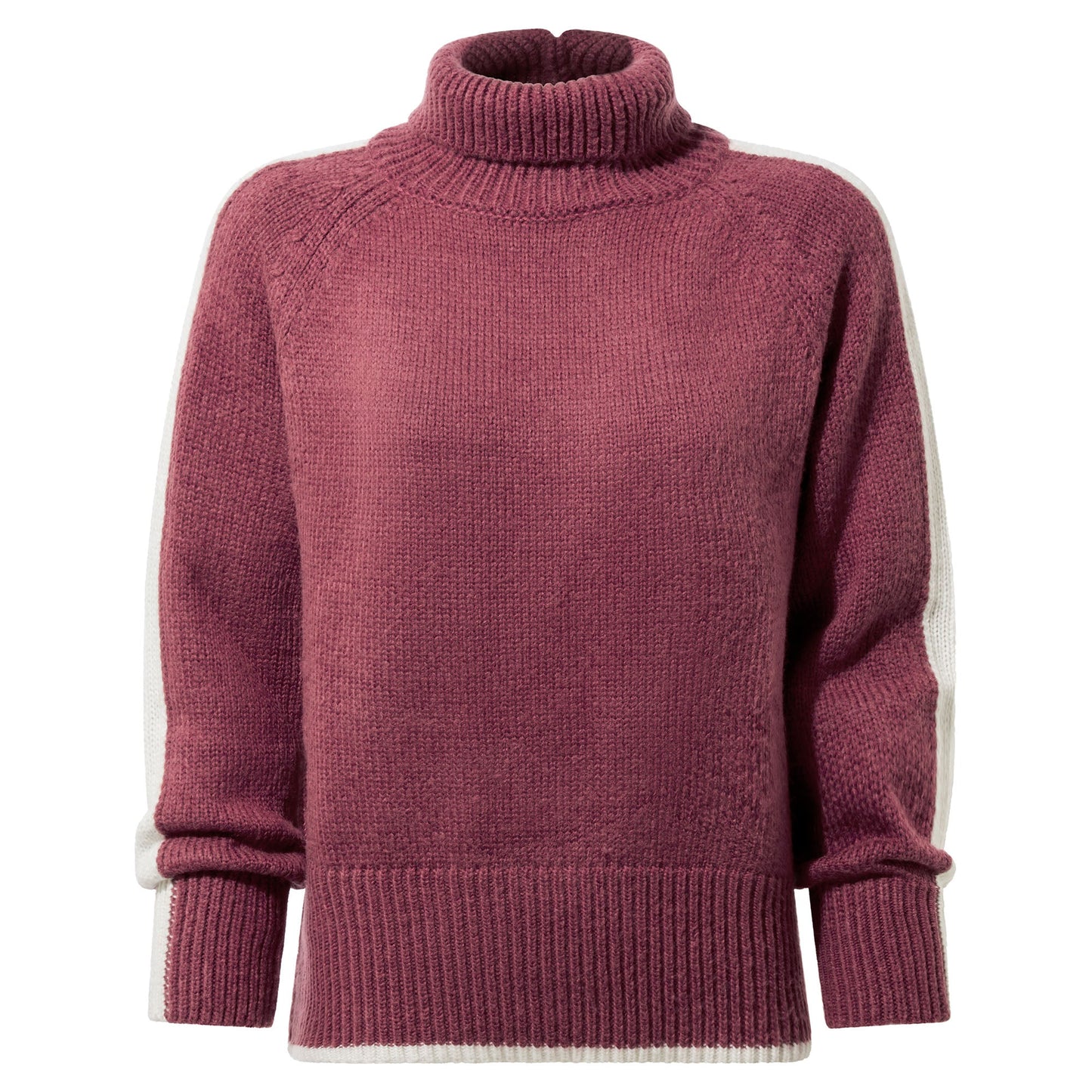 Moira Womens Knitted Jumper - Washed Burgundy