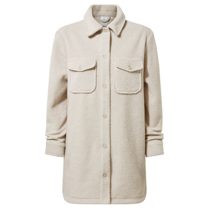 Nayla Womens Long Shacket - Warm Cloud