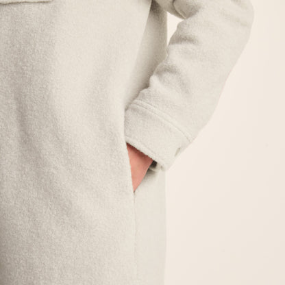 Nayla Womens Long Shacket - Warm Cloud