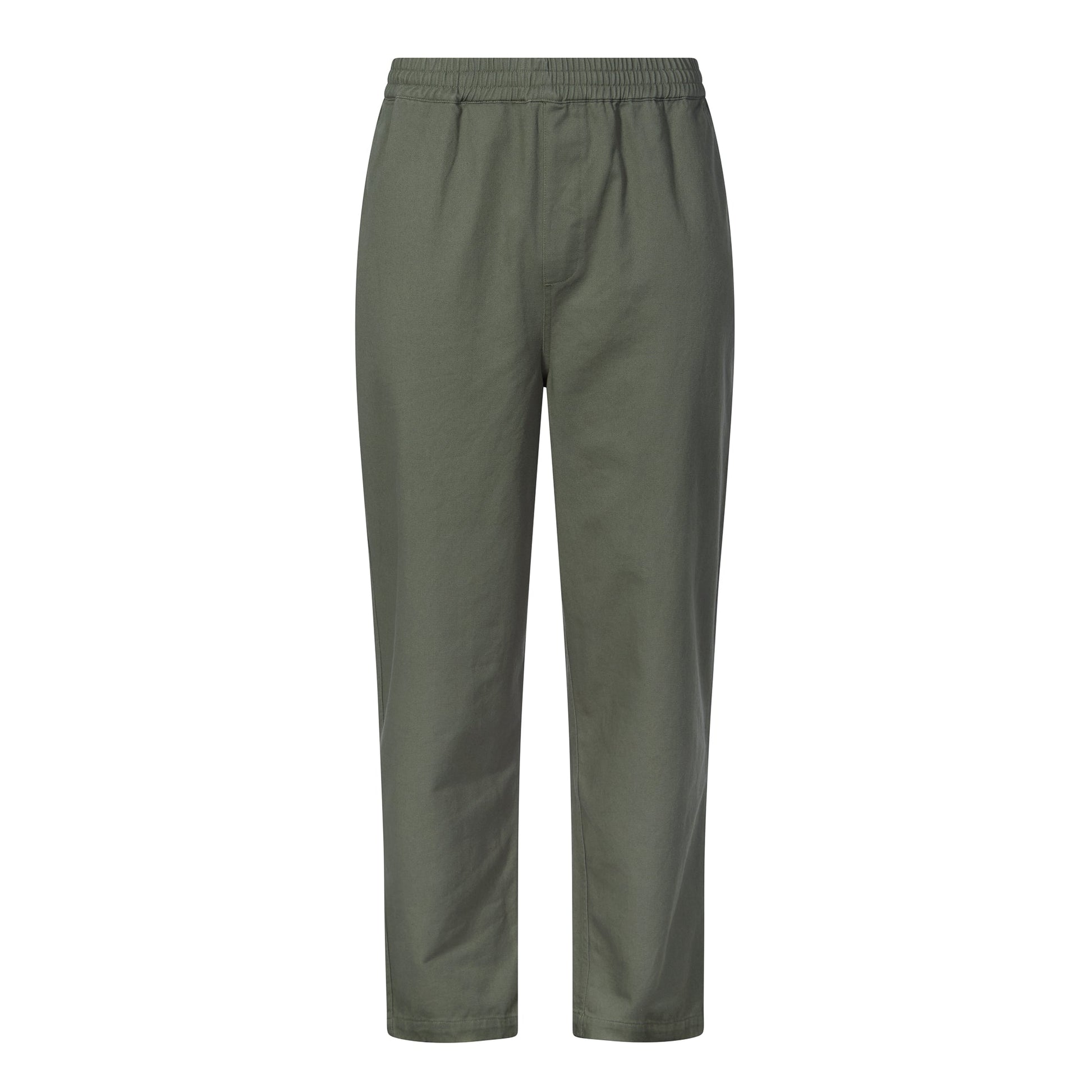 Nelson Mens Relaxed Fit 100% Cotton Heavyweight Straight Leg Trousers - Faded Khaki