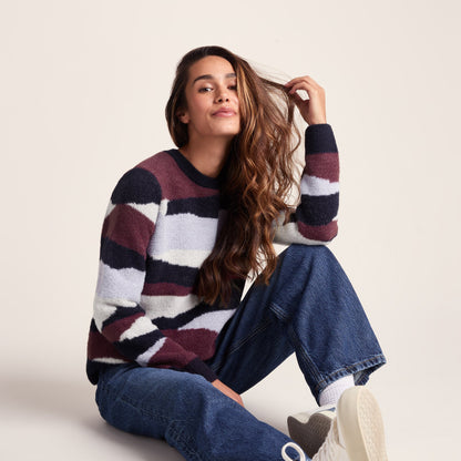 Niamh Womens Chunky Knitted Jumper - Landscape Knit