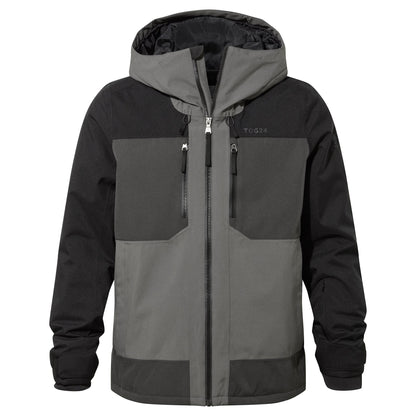 Nitehawk Mens Ski Jacket - Steel Grey/Soot Grey/Black