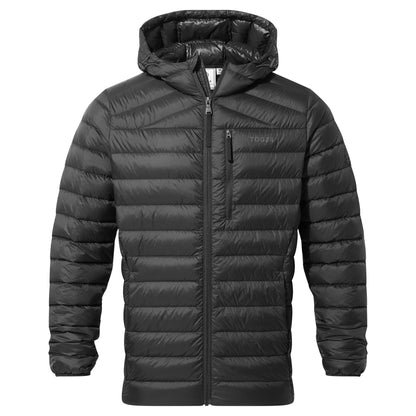North Mens RDS Certified Down Hooded Jacket - Black