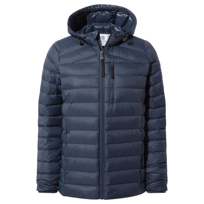 North Womens RDS Certified Down Hooded Jacket - Dark Indigo