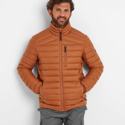 North Mens RDS Certified Down Jacket - Rust
