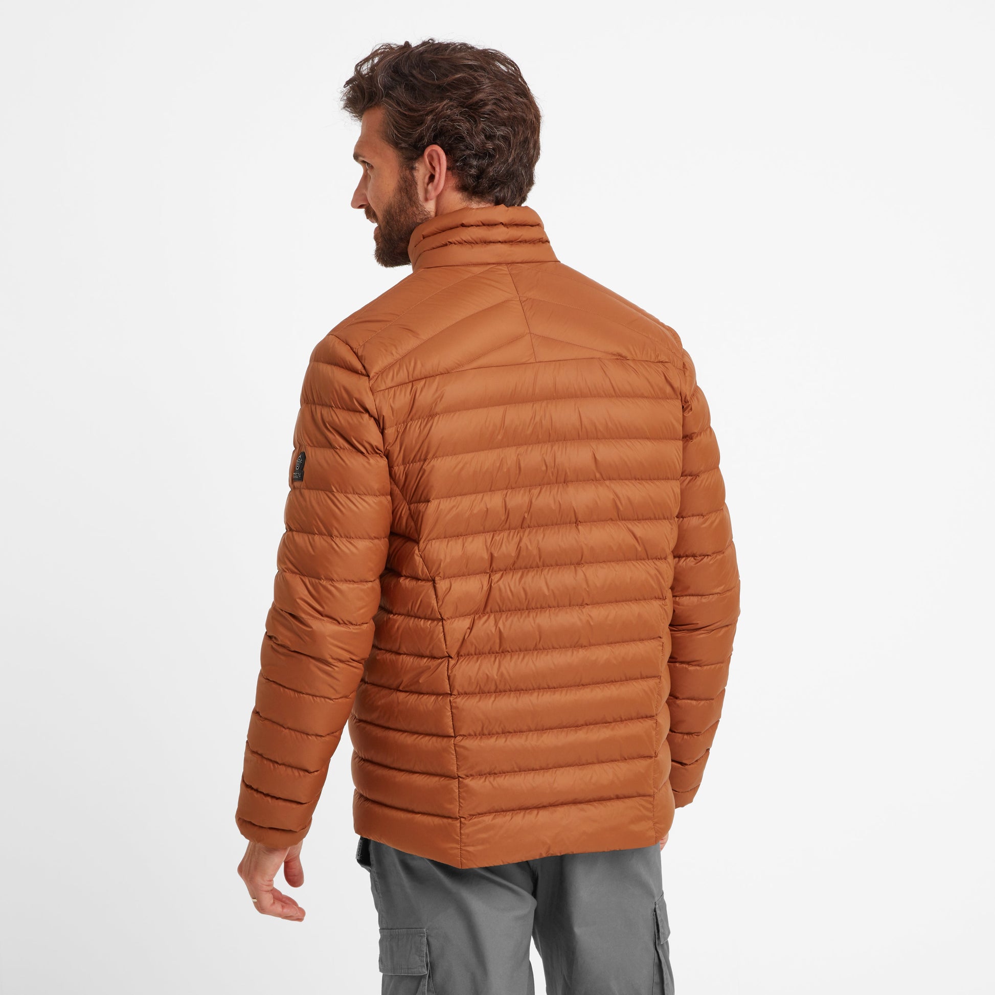 North Mens RDS Certified Down Jacket - Rust