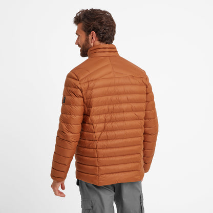 North Mens RDS Certified Down Jacket - Rust