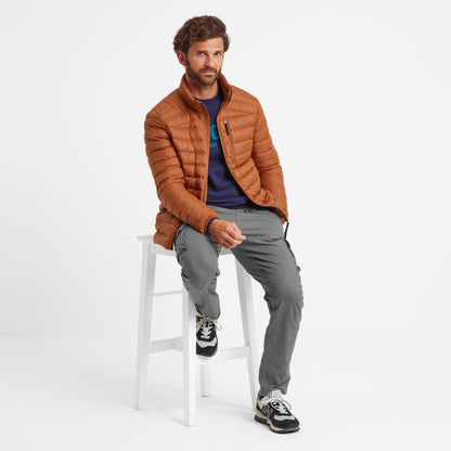 North Mens RDS Certified Down Jacket - Rust