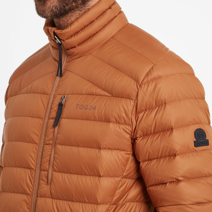 North Mens RDS Certified Down Jacket - Rust