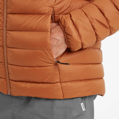 North Mens RDS Certified Down Jacket - Rust