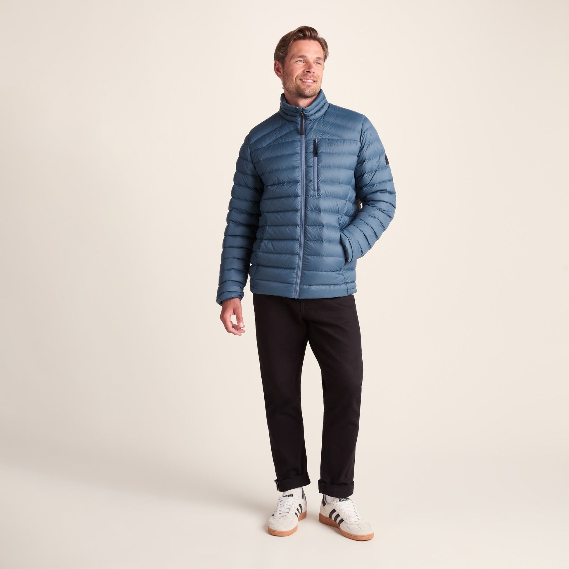 North Mens RDS Certified Down Jacket - Arctic Blue