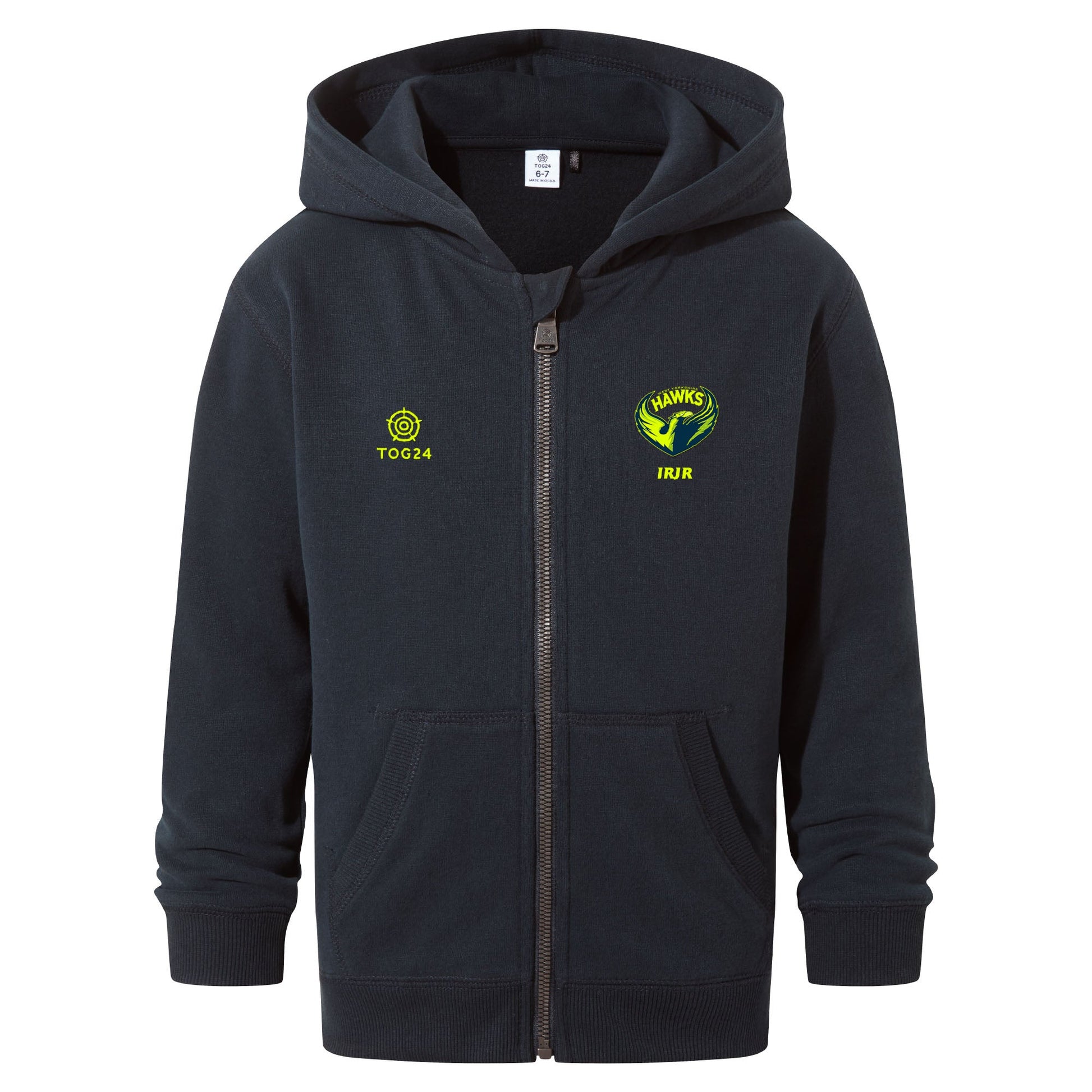 West Yorkshire Hawks Kids - Norwood Zip Hoody Dark Indigo