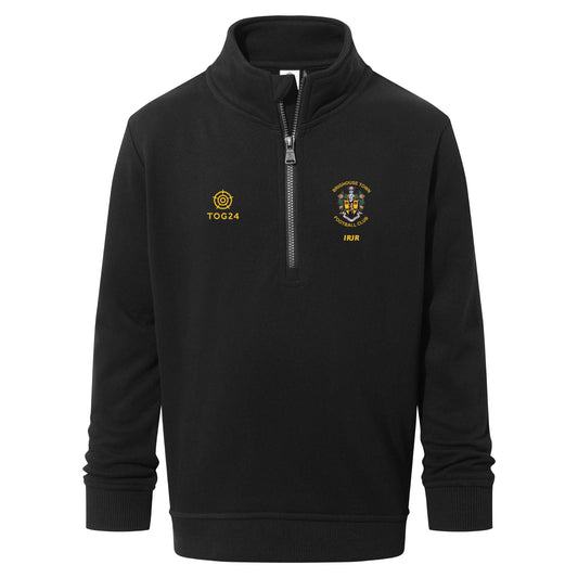 Brighouse Town FC Kids - Oakenshaw 1/4 Zip Neck Black