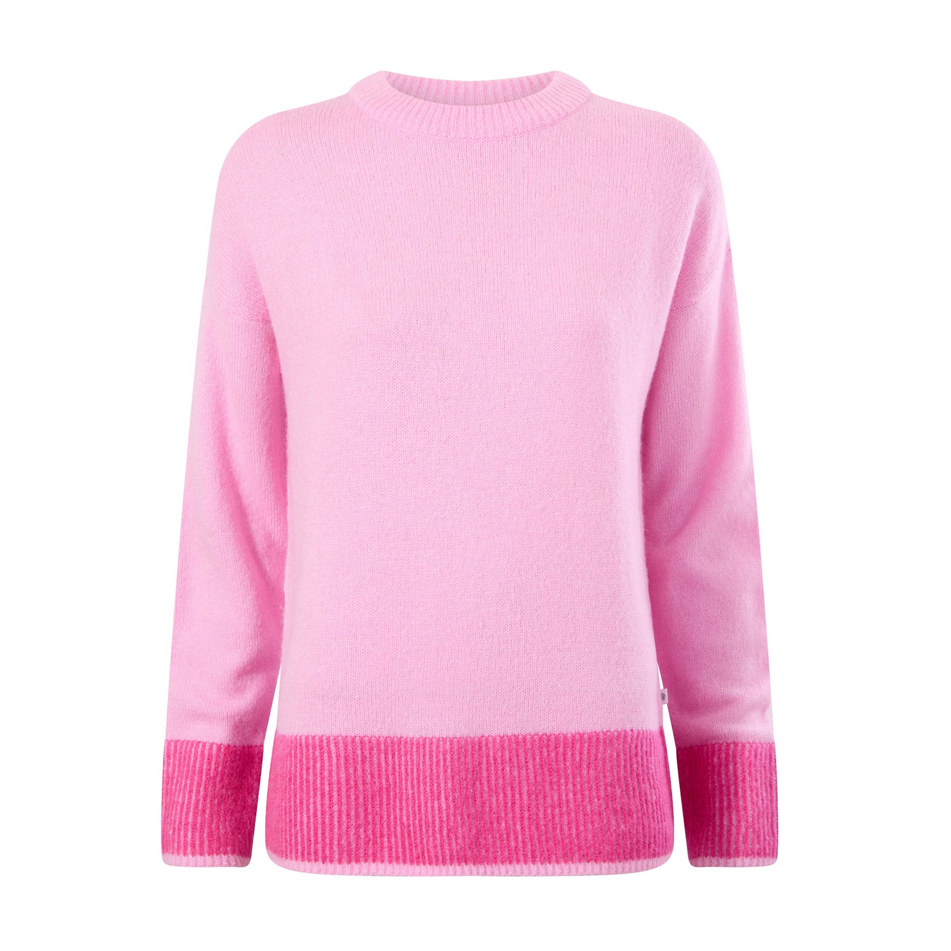 Odette Women’s Soft Touch Knit Jumper - Sandy Pink