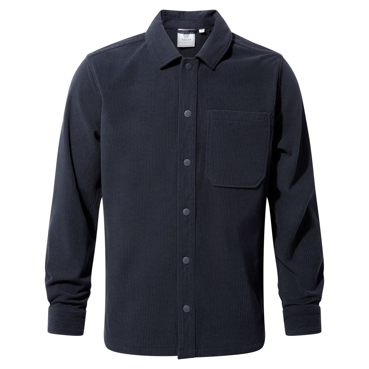 Olson Mens Chunky Corduroy Shacket - Dark Indigo