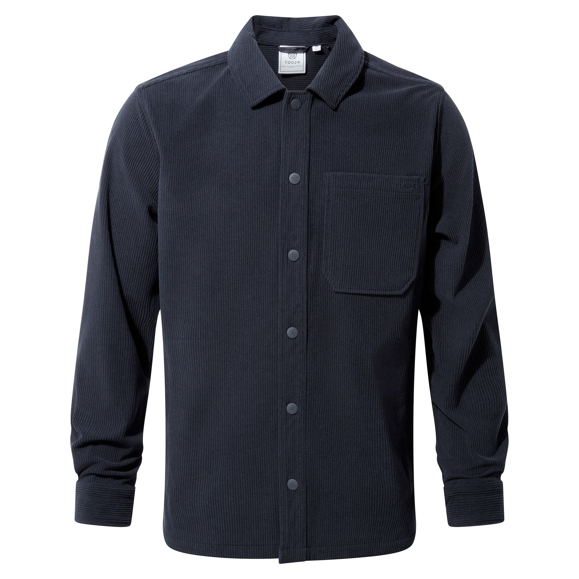 Olson Mens Chunky Corduroy Shacket - Dark Indigo