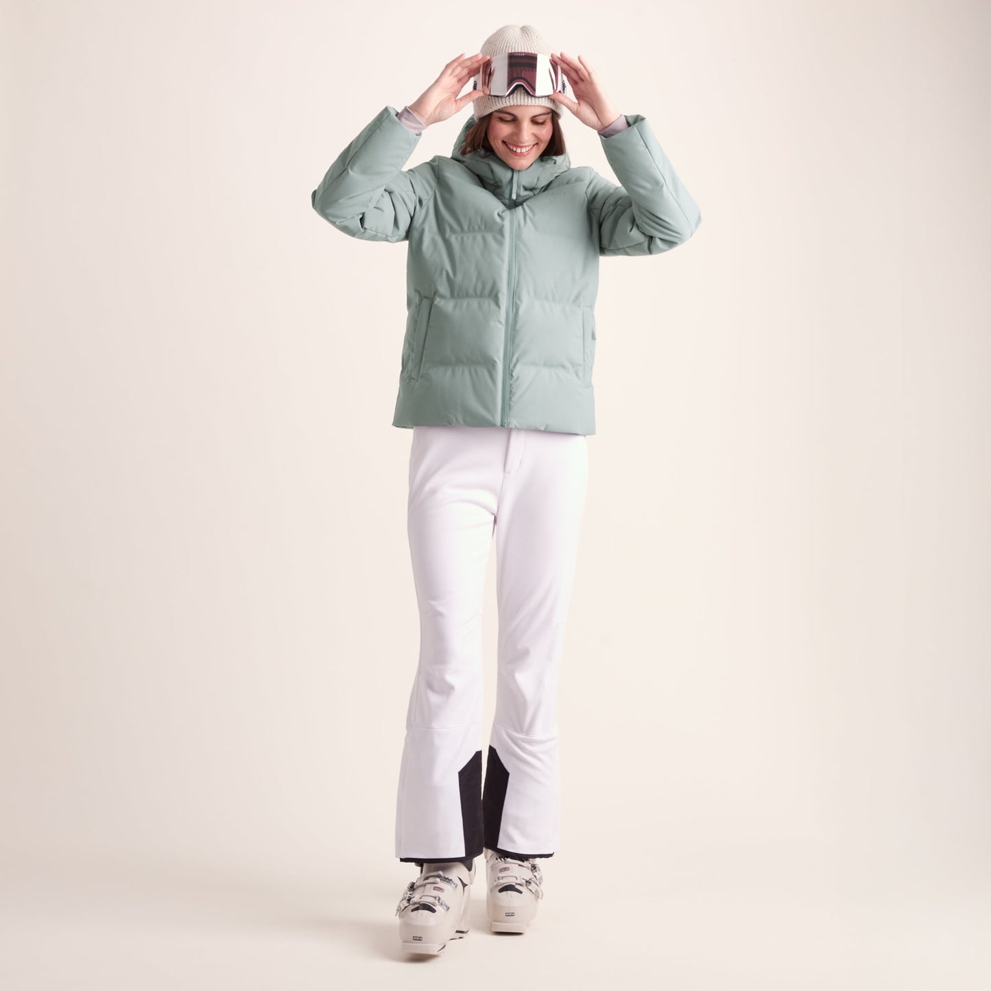 Orelle Womens Insulated Ski Jacket - Mist Grey