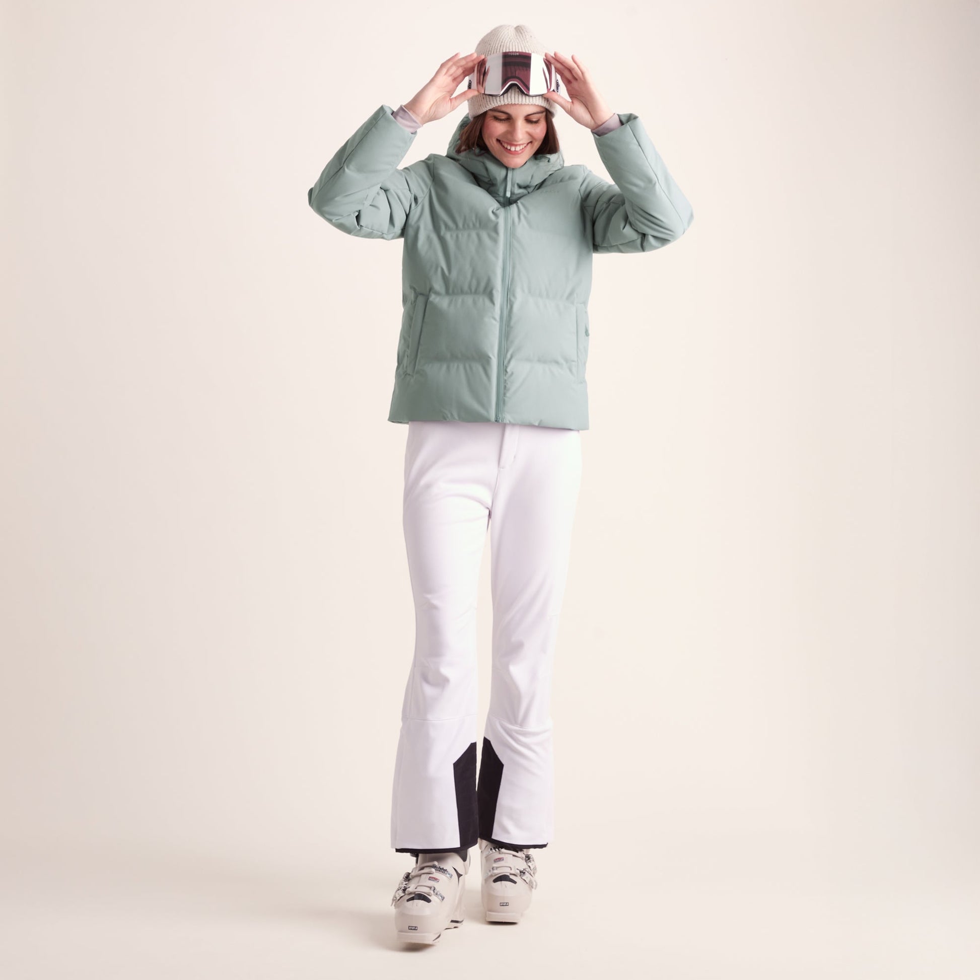 Orelle Womens Insulated Ski Jacket - Mist Grey