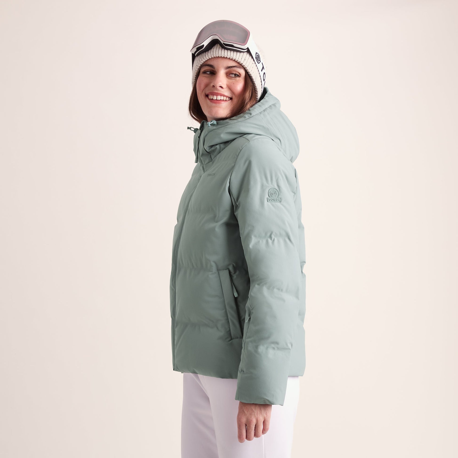 Orelle Womens Insulated Ski Jacket - Mist Grey