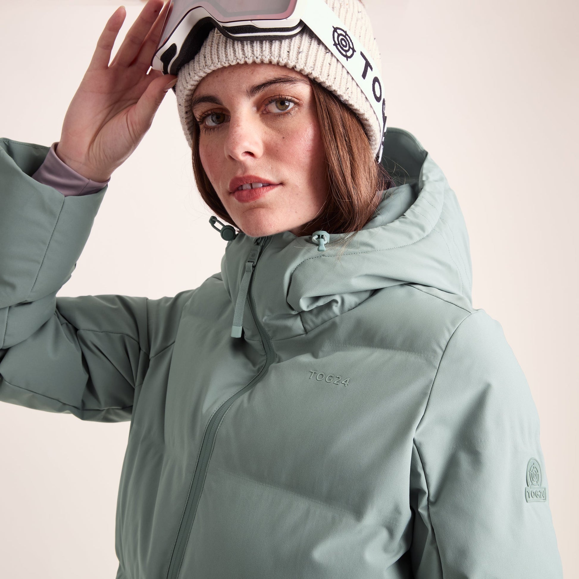 Orelle Womens Insulated Ski Jacket - Mist Grey