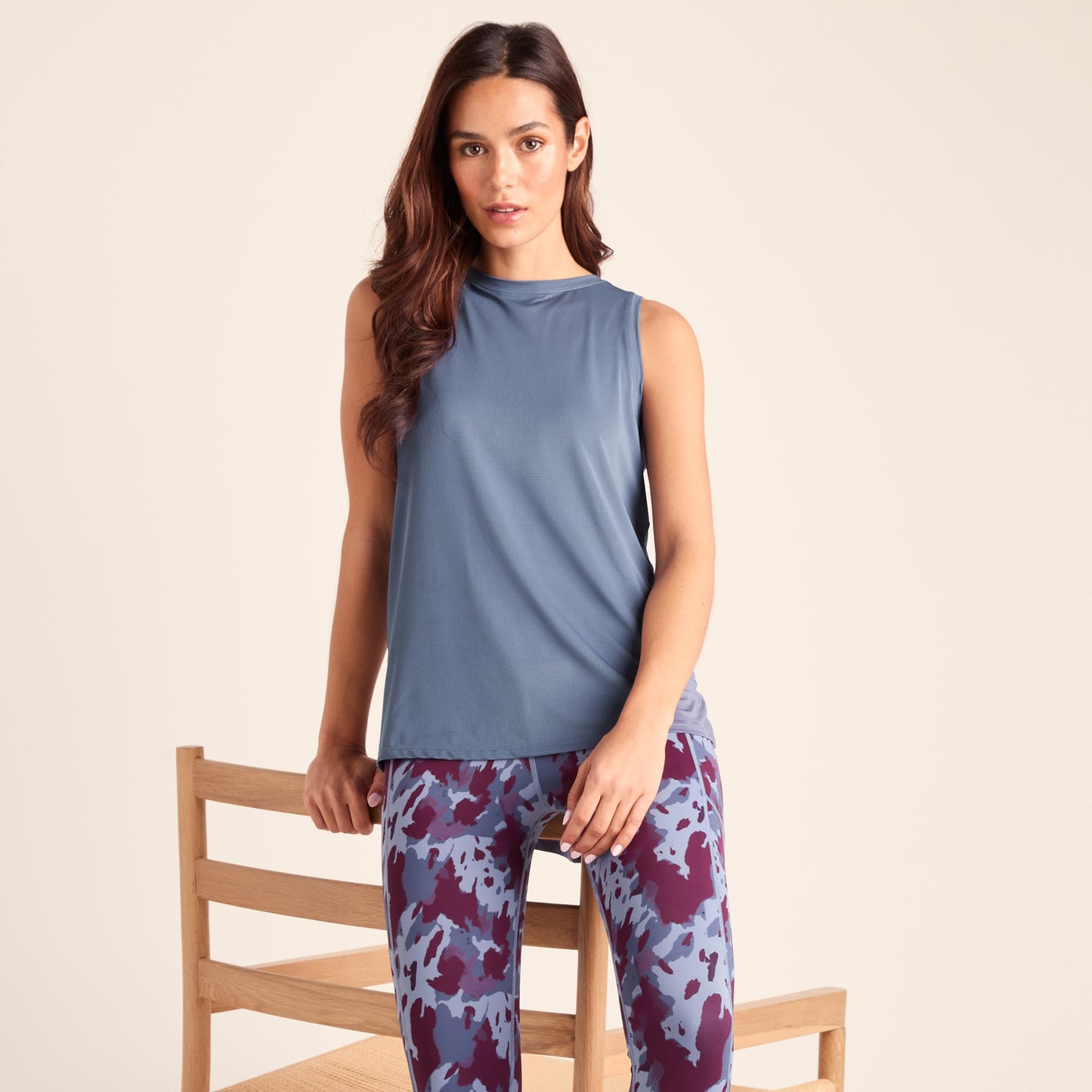 Orla Womens Performance Vest - Smokey Blue