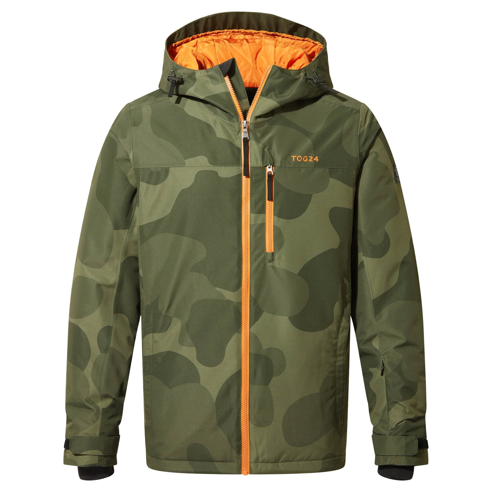 Palisade Mens Ski Jacket - Khaki Pixel Camo