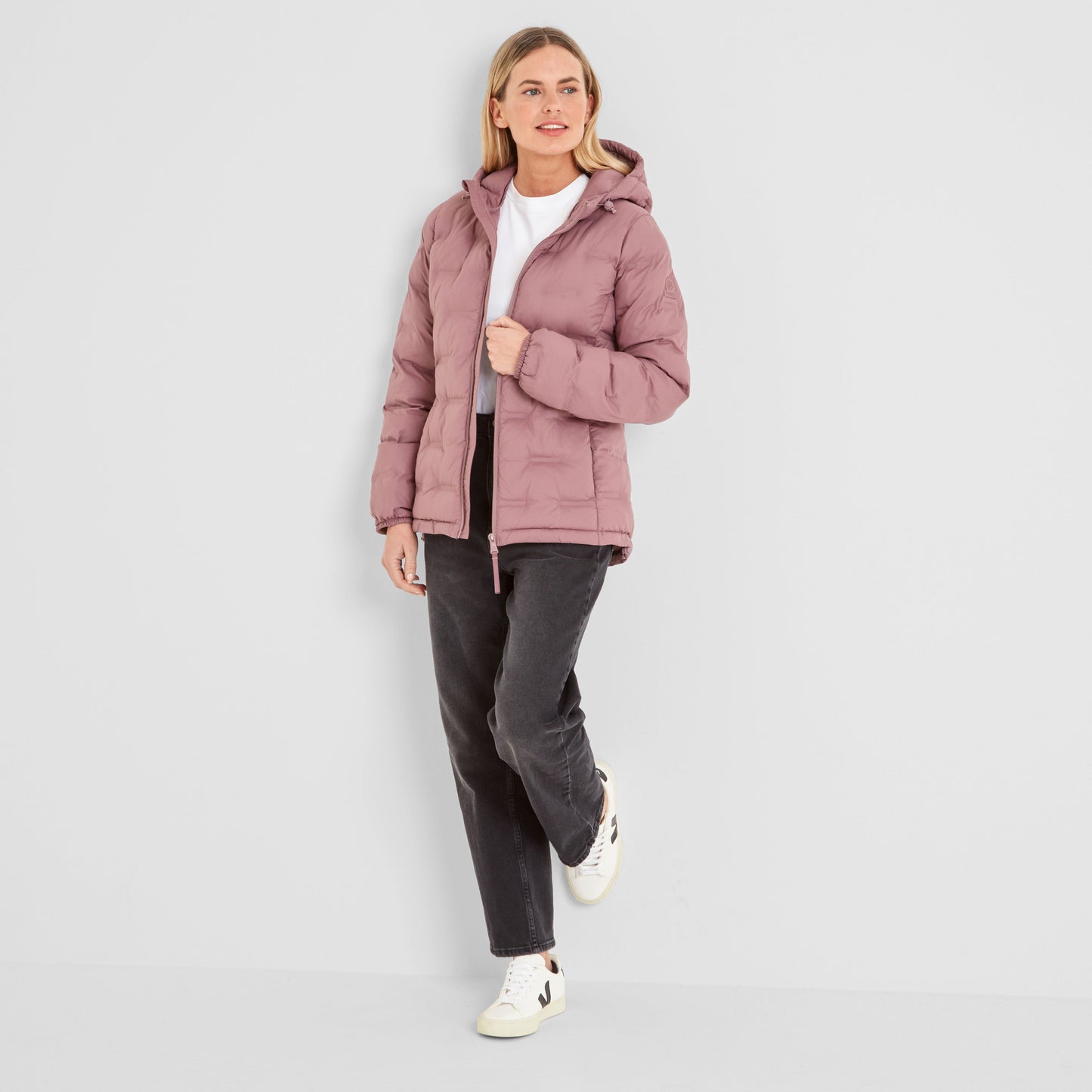 Palmer Womens Shower Resistant Insulated Jacket - Mauve