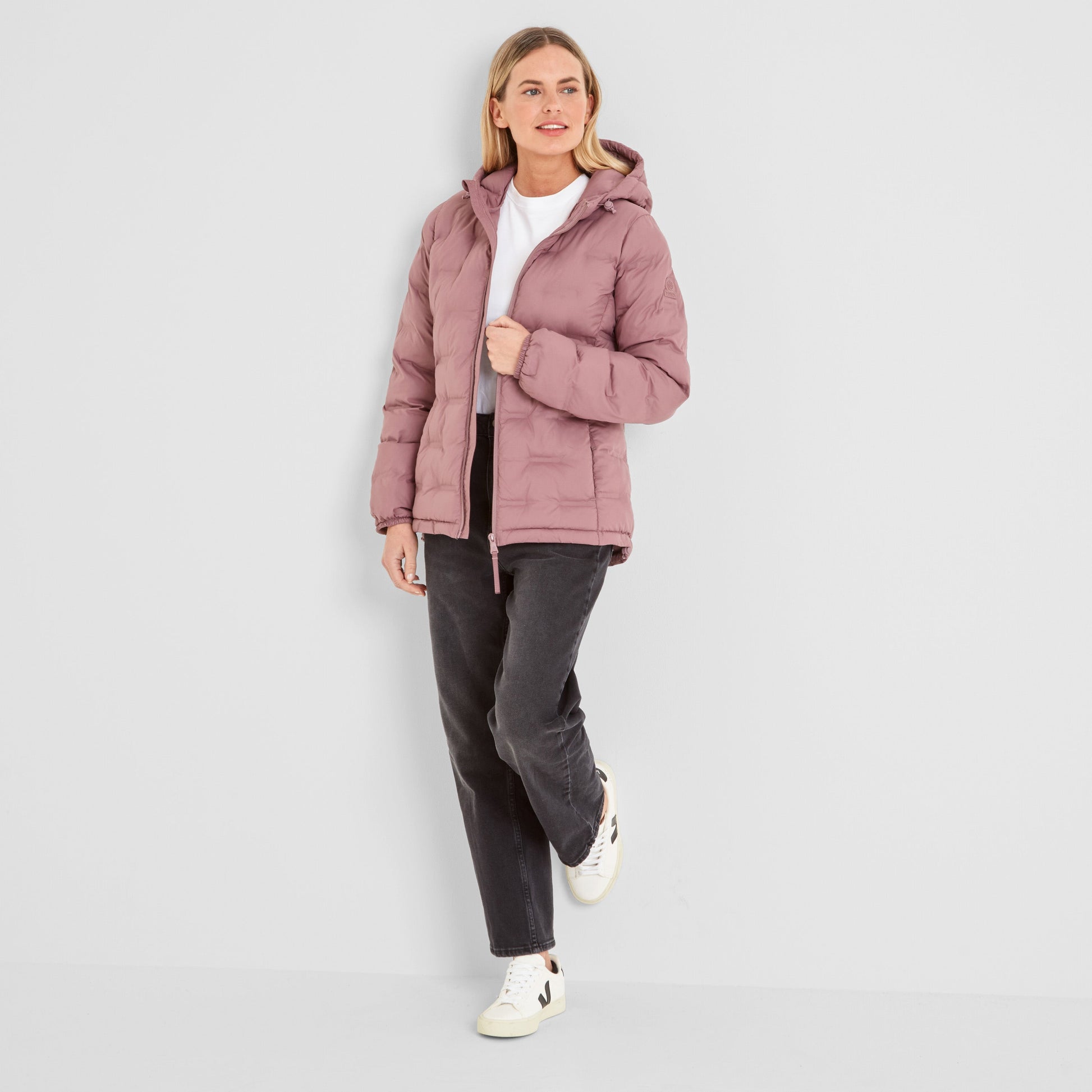 Palmer Womens Shower Resistant Insulated Jacket - Mauve