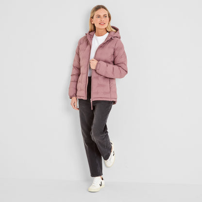 Palmer Womens Shower Resistant Insulated Jacket - Mauve