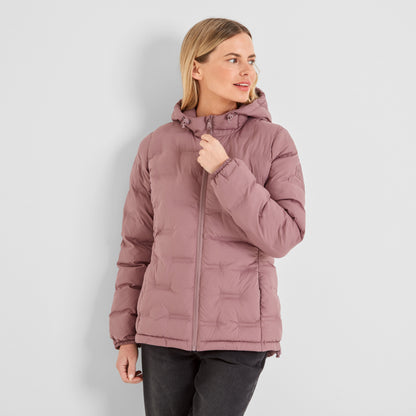 Palmer Womens Shower Resistant Insulated Jacket - Mauve