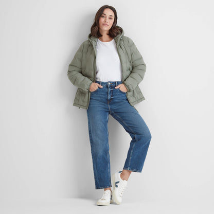 Palmer Womens Shower Resistant Insulated Jacket - Faded Khaki