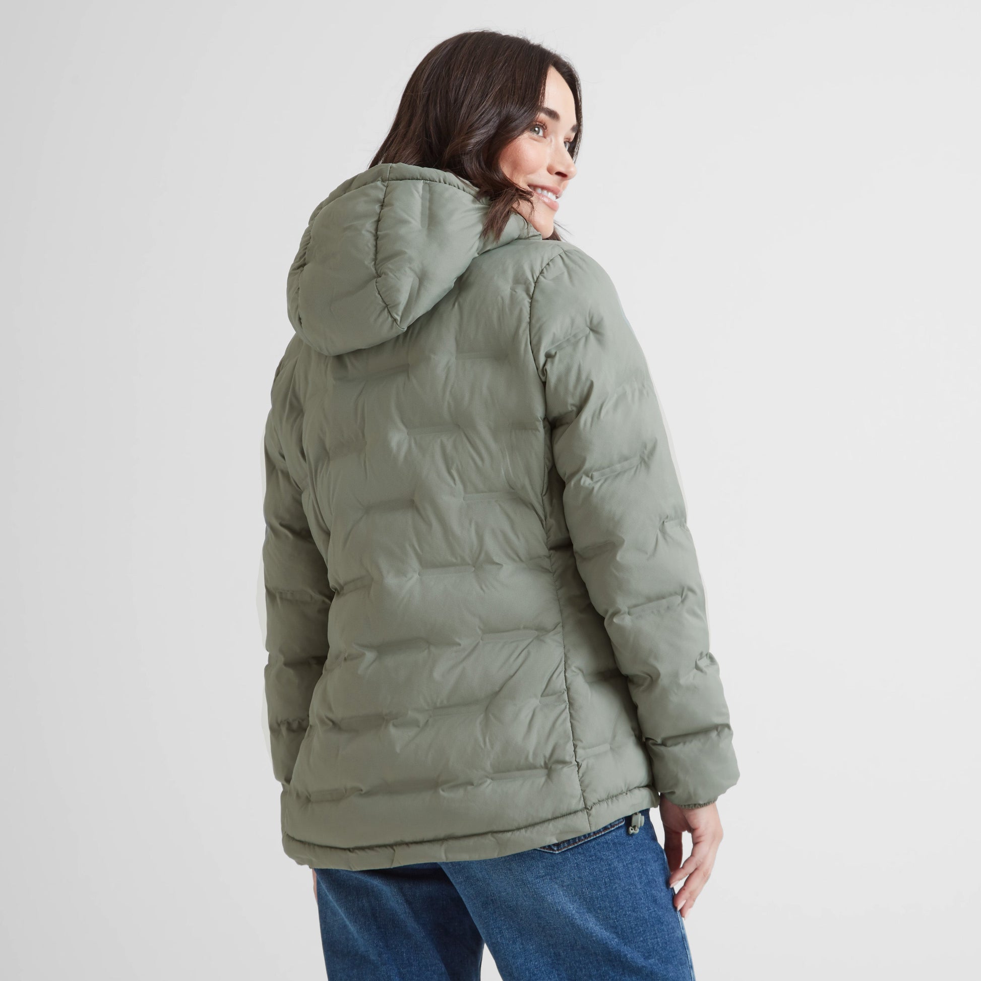 Palmer Womens Shower Resistant Insulated Jacket - Faded Khaki