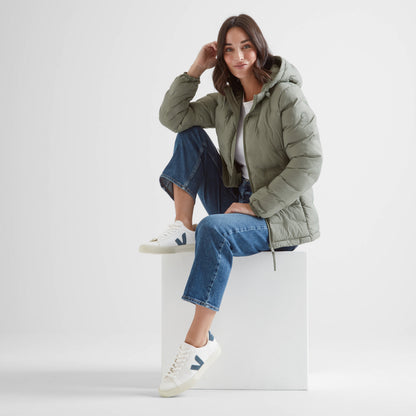 Palmer Womens Shower Resistant Insulated Jacket - Faded Khaki