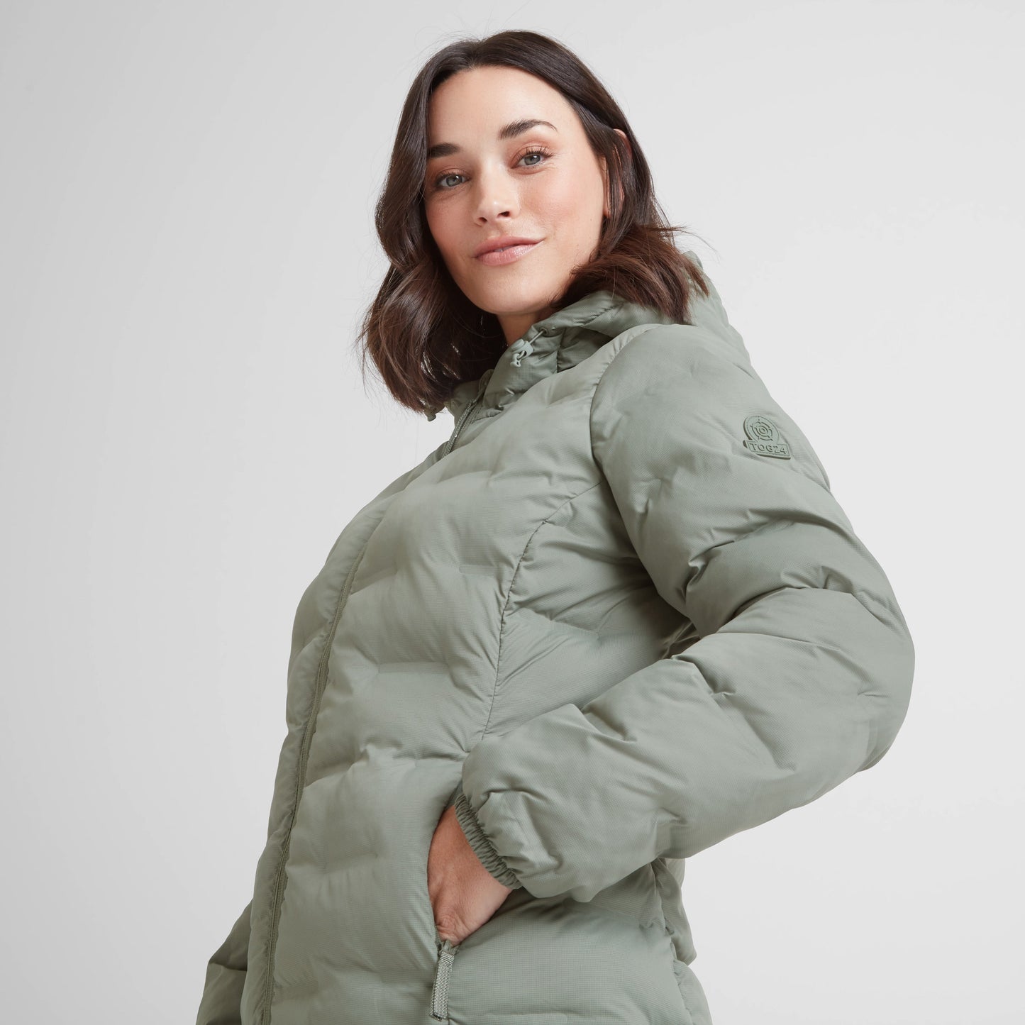 Palmer Womens Shower Resistant Insulated Jacket - Faded Khaki
