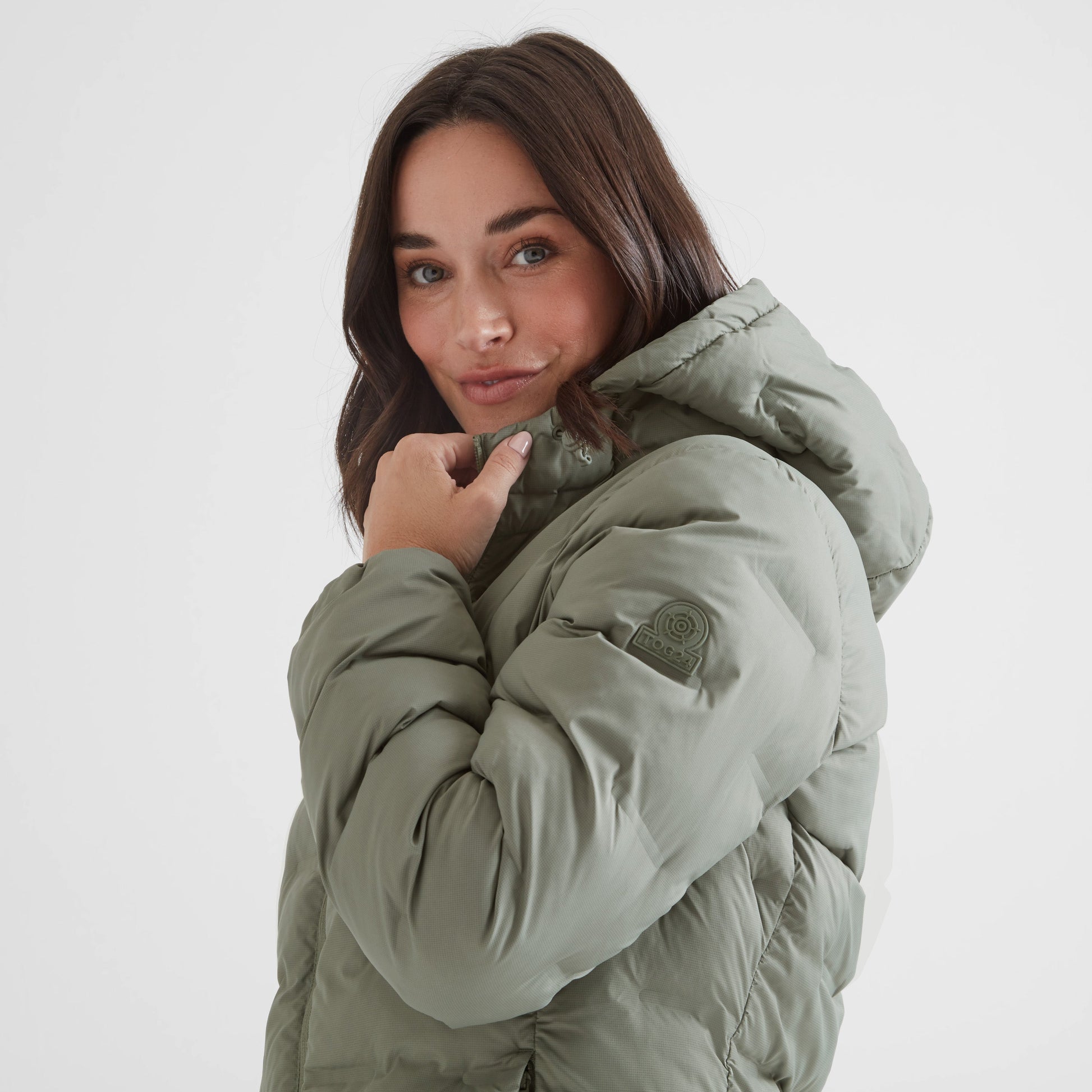 Palmer Womens Shower Resistant Insulated Jacket - Faded Khaki