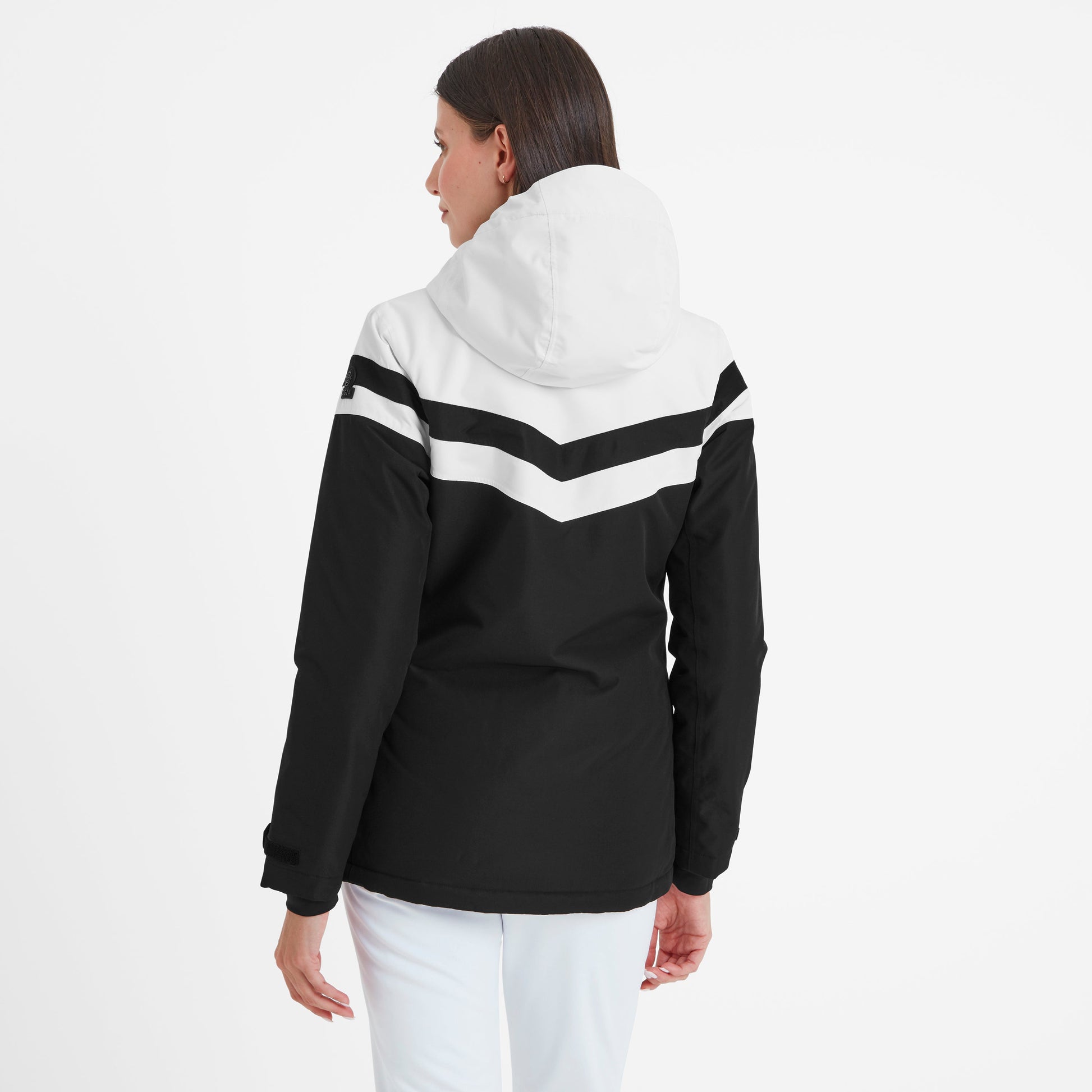 Panorama Womens Ski Jacket - Black/Optic White